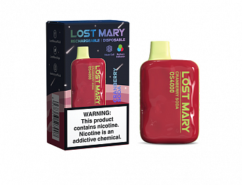 Lost Mary OS4000 by Elf Bar POD-1 "Cranberry Soda" 20